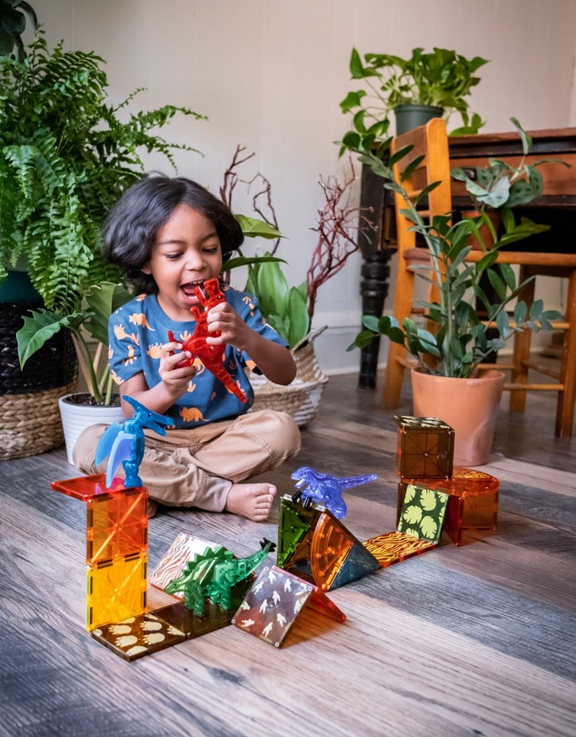 Magna-Tiles - MAGNA-TILES - Dino World - 40 Piece Set