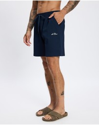 Les Deux - Stan Seersucker Swim Shorts