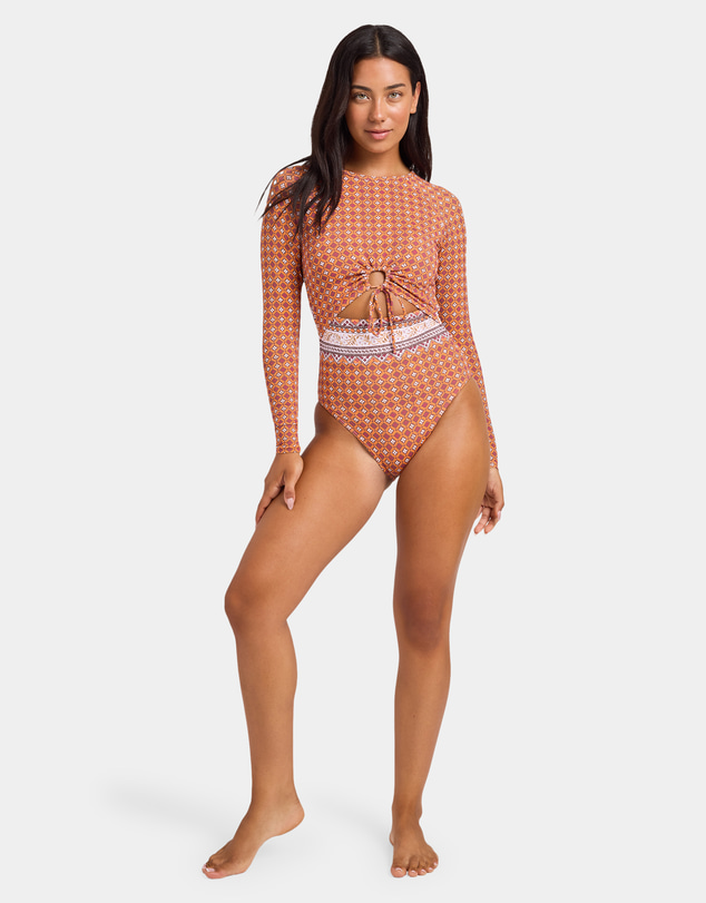 Roxy - Womens Aurora Fashion One Piece Rashguard