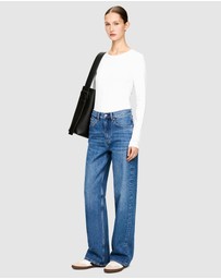 ARKET - Cotton Stretch Long-Sleeve T-Shirt