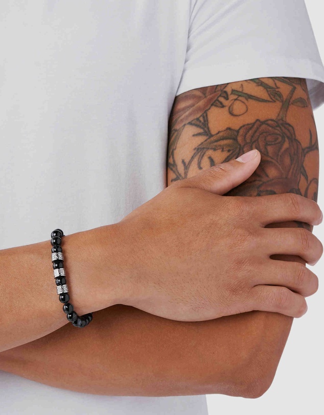 Diesel - Beads Black Bracelet