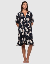 Nip Tuck Swim - Evening Shadow Mandalay One Size Midi Dress