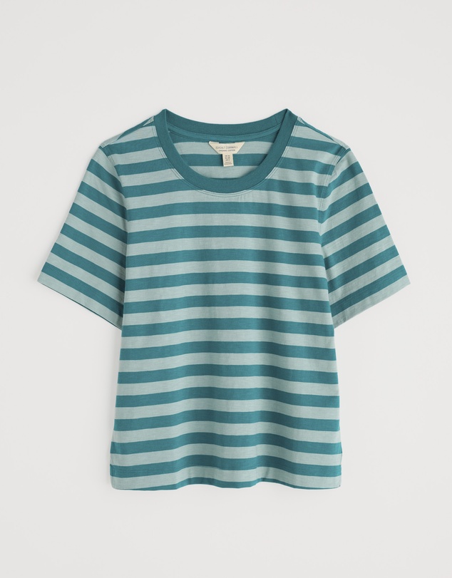 Seasalt - Seasalt Cornwall Blue Copseland T-Shirt Stripe