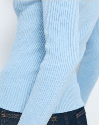 AERE - Eden Cashmere Blend Boat Neck Top