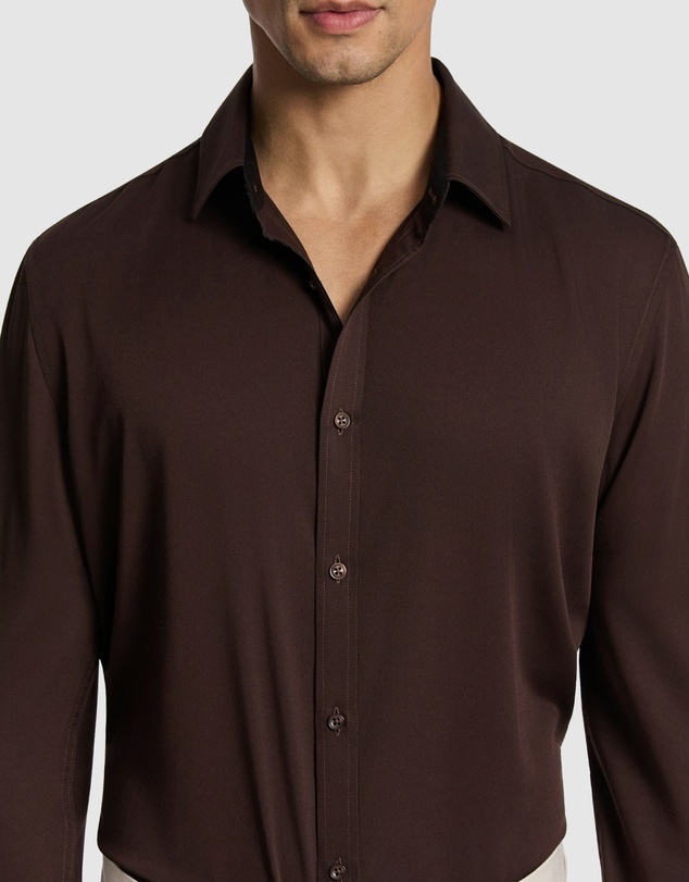 yd. - Heathcoat Slim Bamboo Shirt