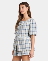 Roxy - Womens Dyland Check Blouse