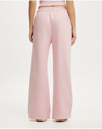 Cotton On Body Active - Plush Tie Waist Wide Leg Sweatpants