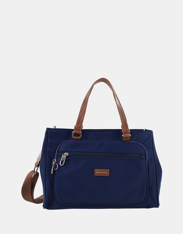 Pierre Cardin - Pierre Cardin RFID Anti-Theft Nylon Mini Tote with Crossbody