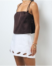 AERE - Zaya Linen Skirt