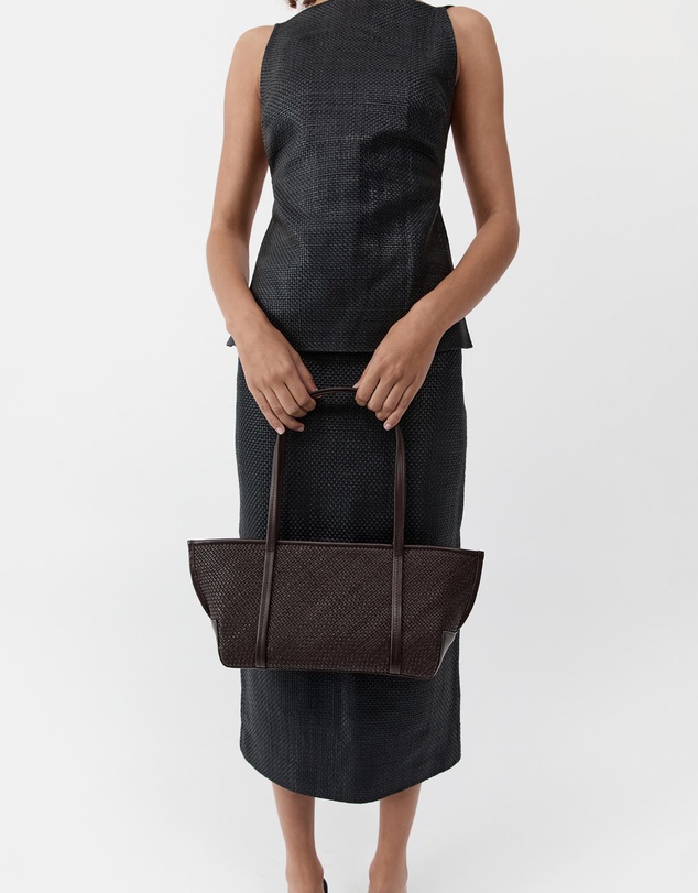 St. Agni - Woven Slim Bateau Tote