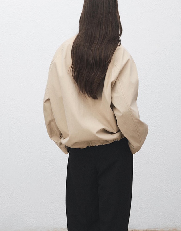 M.N.G - Cotton Jacket With Corduroy Collar