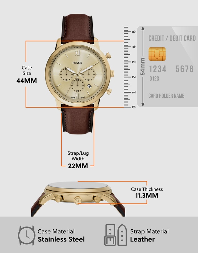Fossil - Neutra Brown Chronograph Watch
