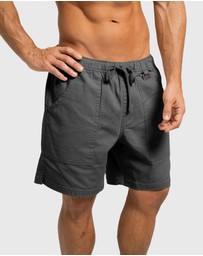 Coast Clothing - Biarritz Canvas Shorts - Charcoal