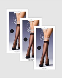 Levante - 3 Pack Eclipse Matte Knee High (2 Pair Per Pack)