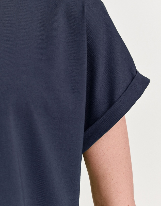 Toorallie - Roll Sleeve Organic Cotton Tee