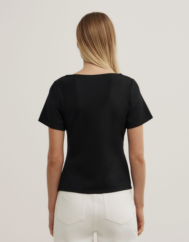 Witchery - Tuck Wide Neck T-shirt