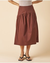 CAMIXA - Mare Cotton Midi Skirt