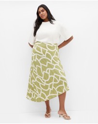 City Chic - Amaya Print Skirt