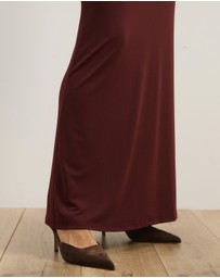 Atmos&Here - Hanna Long Sleeve Off-Shoulder Maxi Dress