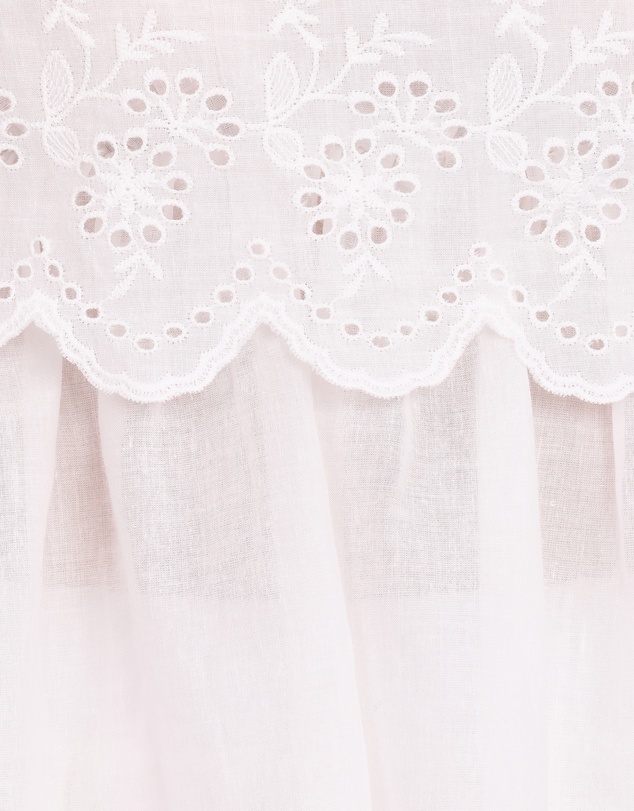Petal & Pup - Zera Eyelet Top - White