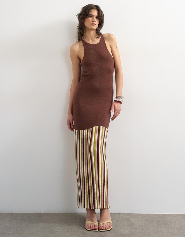 TOPSHOP - Tskayla Knitted Maxi Dress