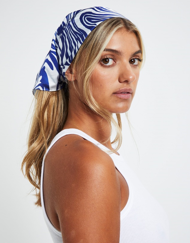 Alice In The Eve - Carmella Swirl Silky Head Scarf