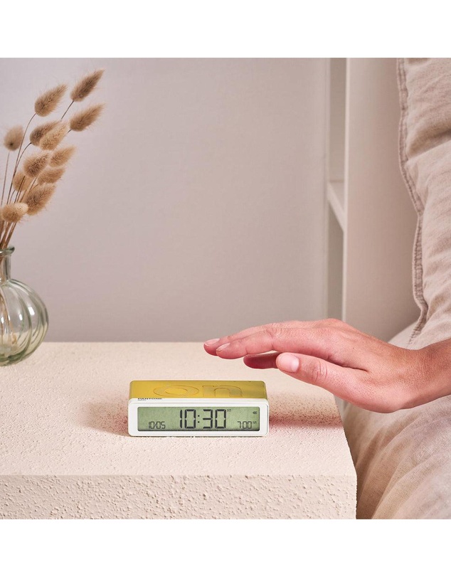 Lexon - Lexon Flip Classic Reversible Alarm Clock PANTONE - Yellow