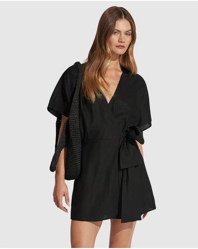 Decjuba - Gracie Wrap Playsuit