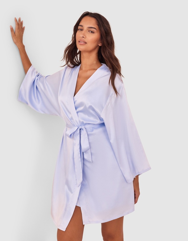 Bras N Things - Pippa Short Wrap - Light Blue