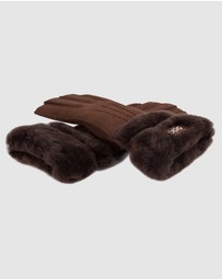 Ozwear Connection Uggs - Ugg Sheepskin Double Cuff Gloves