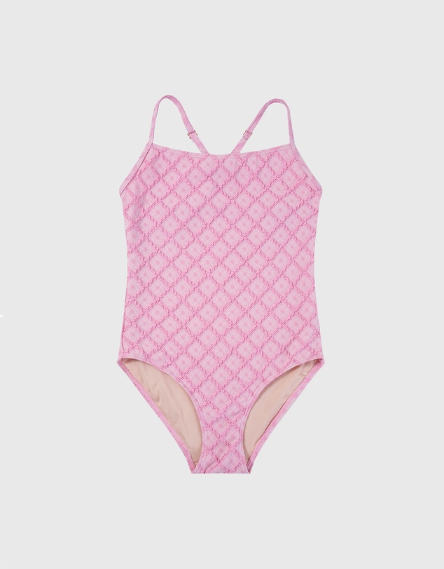 Aqua Blu Kids - Stepping Stones Pink Active One Piece - Teens