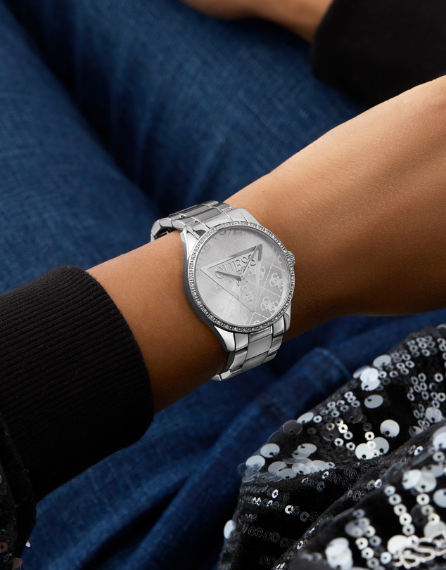 GUESS - Guess Roxy Ladies Silver Tone Analogue Watch