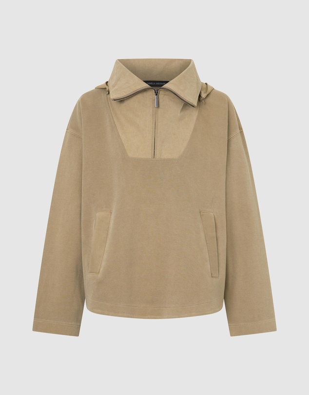 C&M CAMILLA AND MARC - Eira Heavy Jersey Hooded Pullover