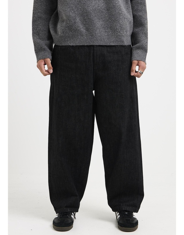 Black Noise White Rain - Raw Selvedge Denim Jeans