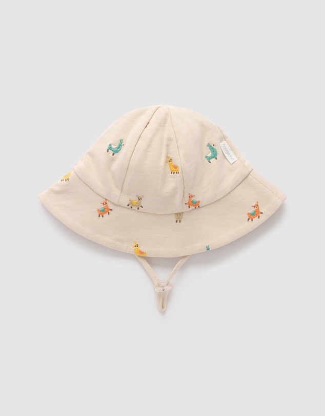 Purebaby - Broderie Hat -Kids-Babies