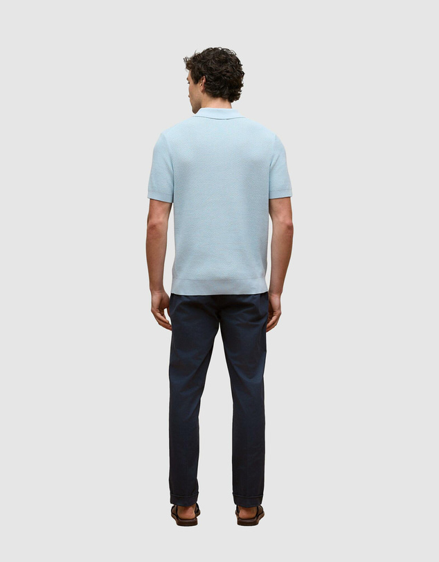 Trenery - Cotton Texture Stitch Polo