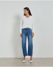DRICOPER DENIM - Dina Rodeo Cropped Barrel Jeans