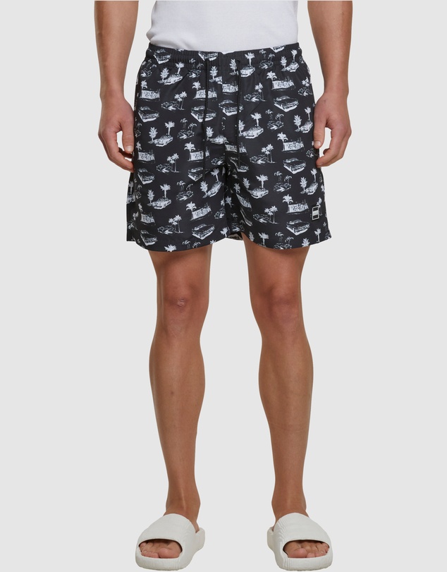Urban Classics - Pattern Swim Shorts