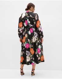 City Chic - Mary Botanique Floral Dress