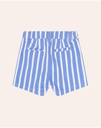 Huxbaby - Ocean Ticking Pinstripe Shorts - ICONIC EXCLUSIVE - Babies-Teens