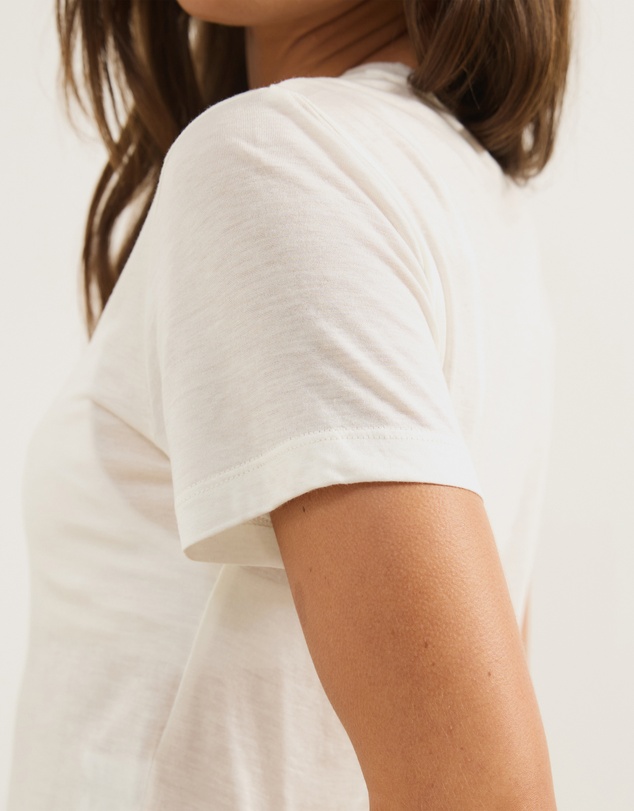Atmos&Here - Wool Blend Short Sleeve T-Shirt
