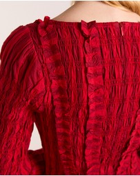 Damson Madder - Raphaela LS Mini Dress