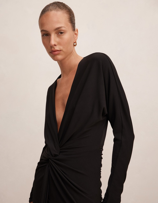 Forever New - Solana Draped Front Tie Maxi Dress