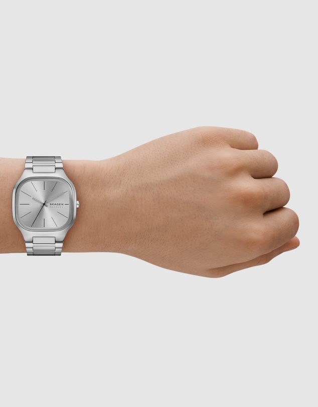 Skagen - Mellem Silver Tone Analogue Watch