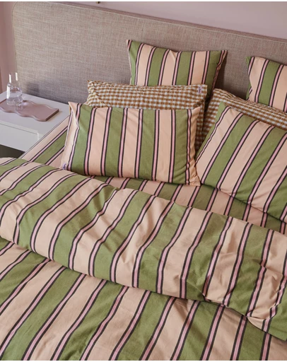 Mosey Me - Carnival Stripe Standard Pillowcase Set