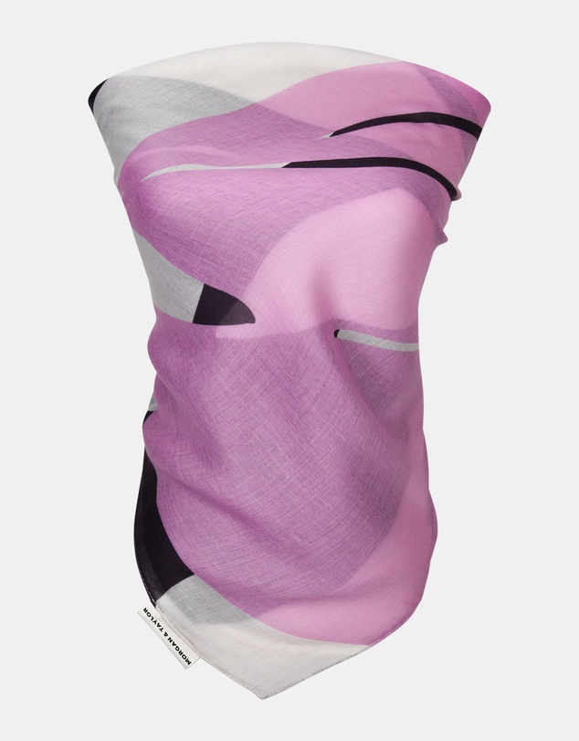 Morgan & Taylor - Fern Large Scarf in Purple & Pink