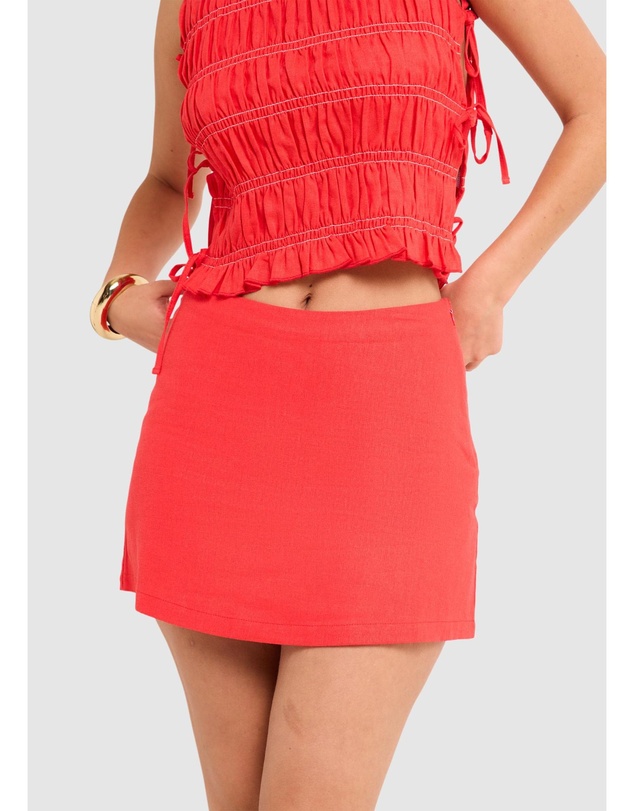 Subtitled - Ella Contrast Mini Skirt