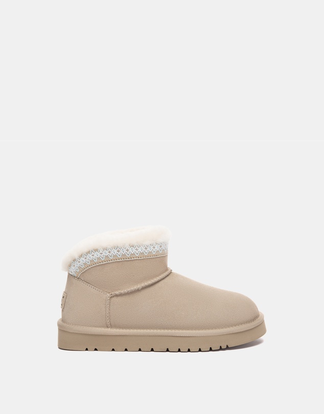 EVERAU - Australian Shepherd Ugg Mini Liora Cow Suede Upper UGG Boots
