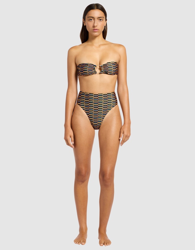 JETS - Urban Geo Bandeau Bikini Top