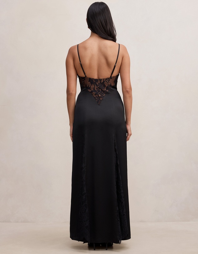 Forever New - Salome V Neck Lace Maxi Dress